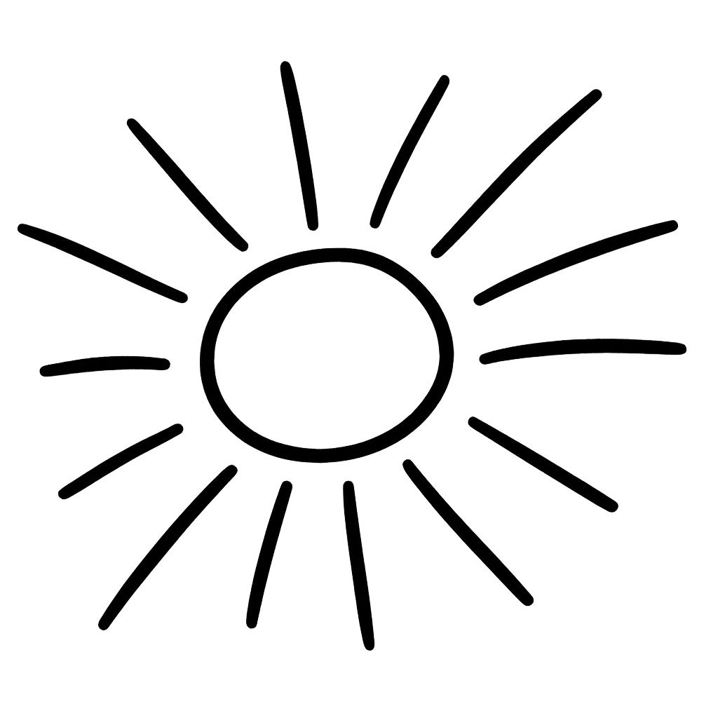 Standplaats zon icoon